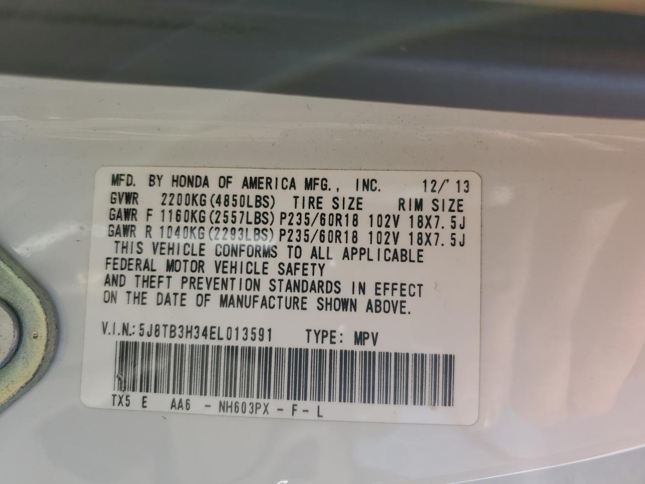 2014 Acura RDX - Image 13