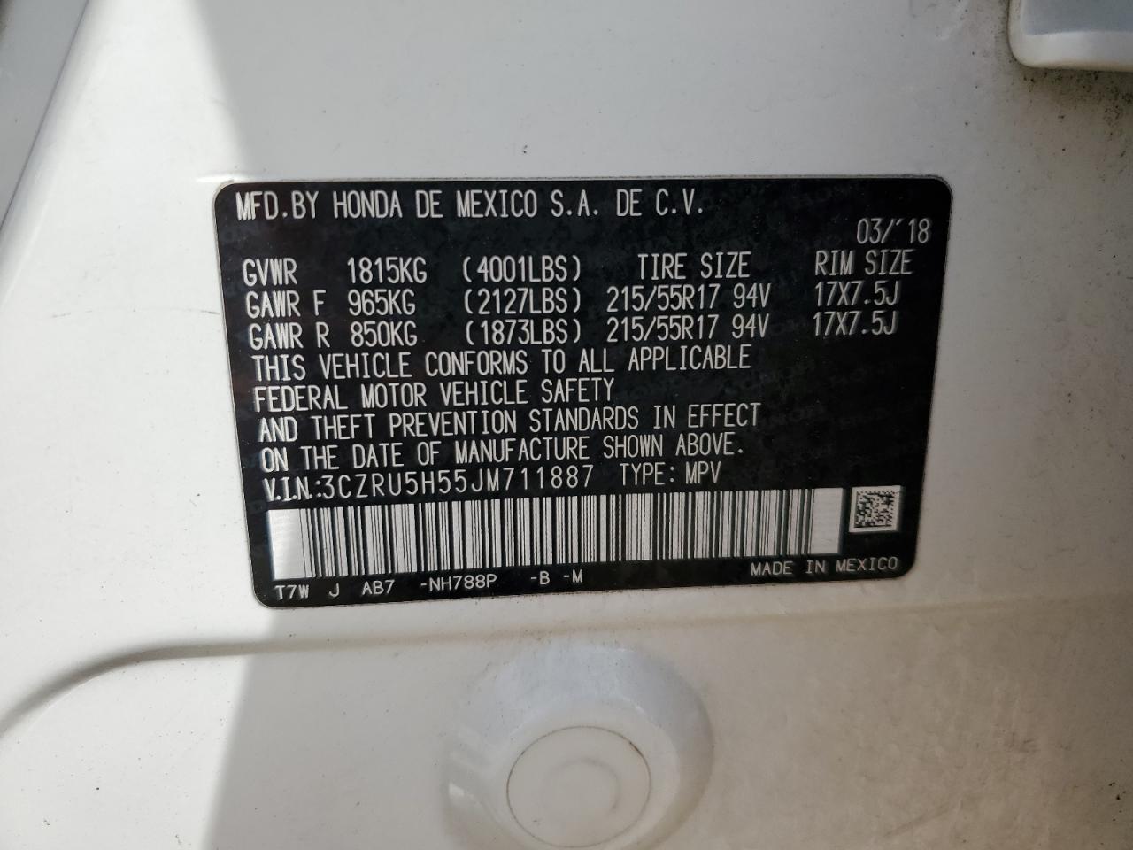 2018 Honda HR-V - Image 16