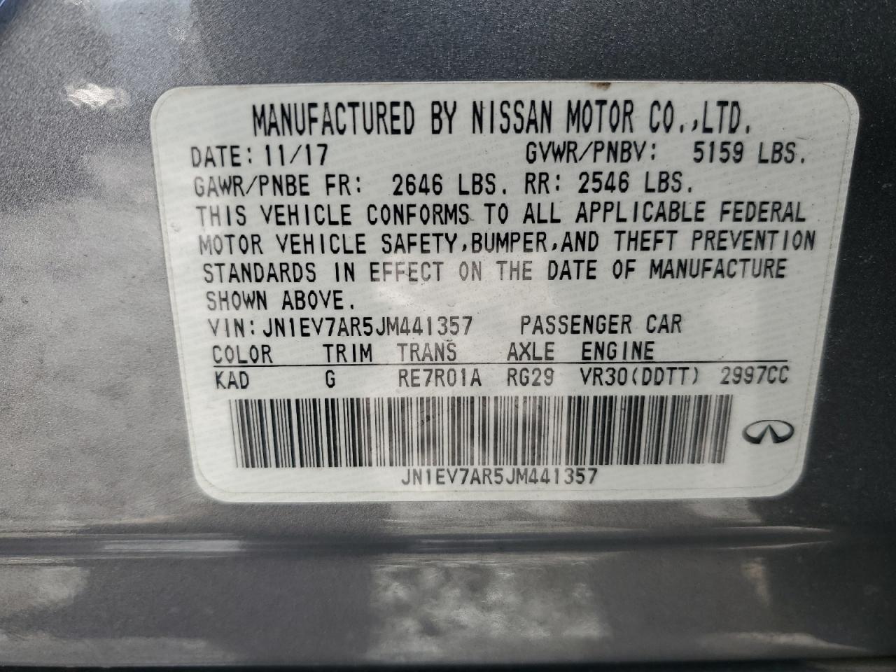 2018 Infiniti Q50 - Image 12