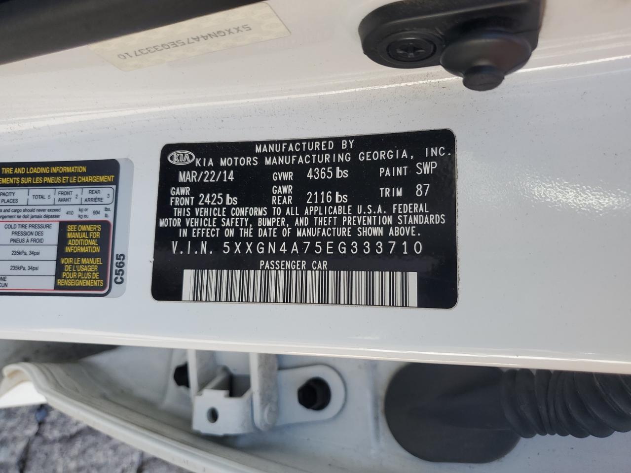 2014 Kia Optima - Image 12