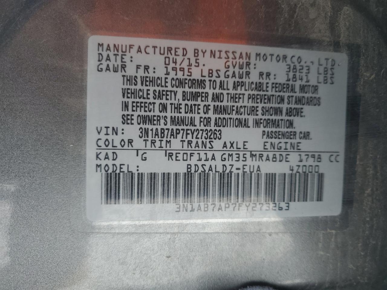 2015 Nissan Sentra - Image 12