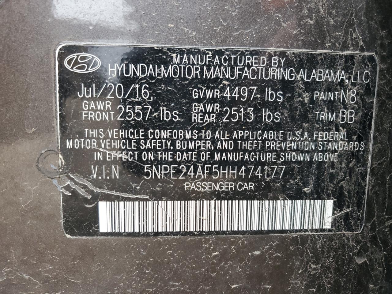 2017 Hyundai Sonata - Image 14