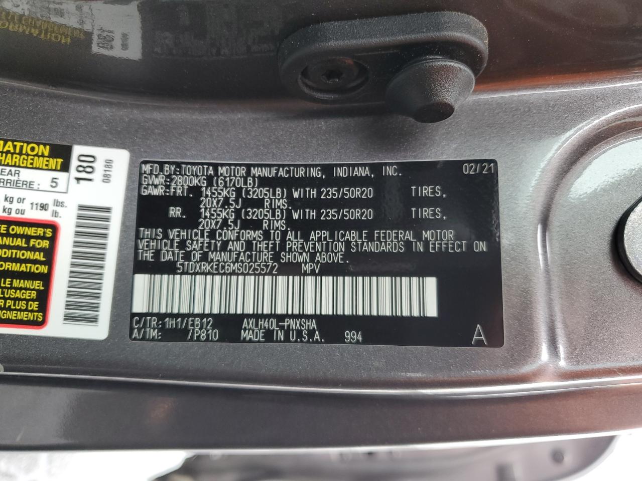 2021 Toyota Sienna - Image 13