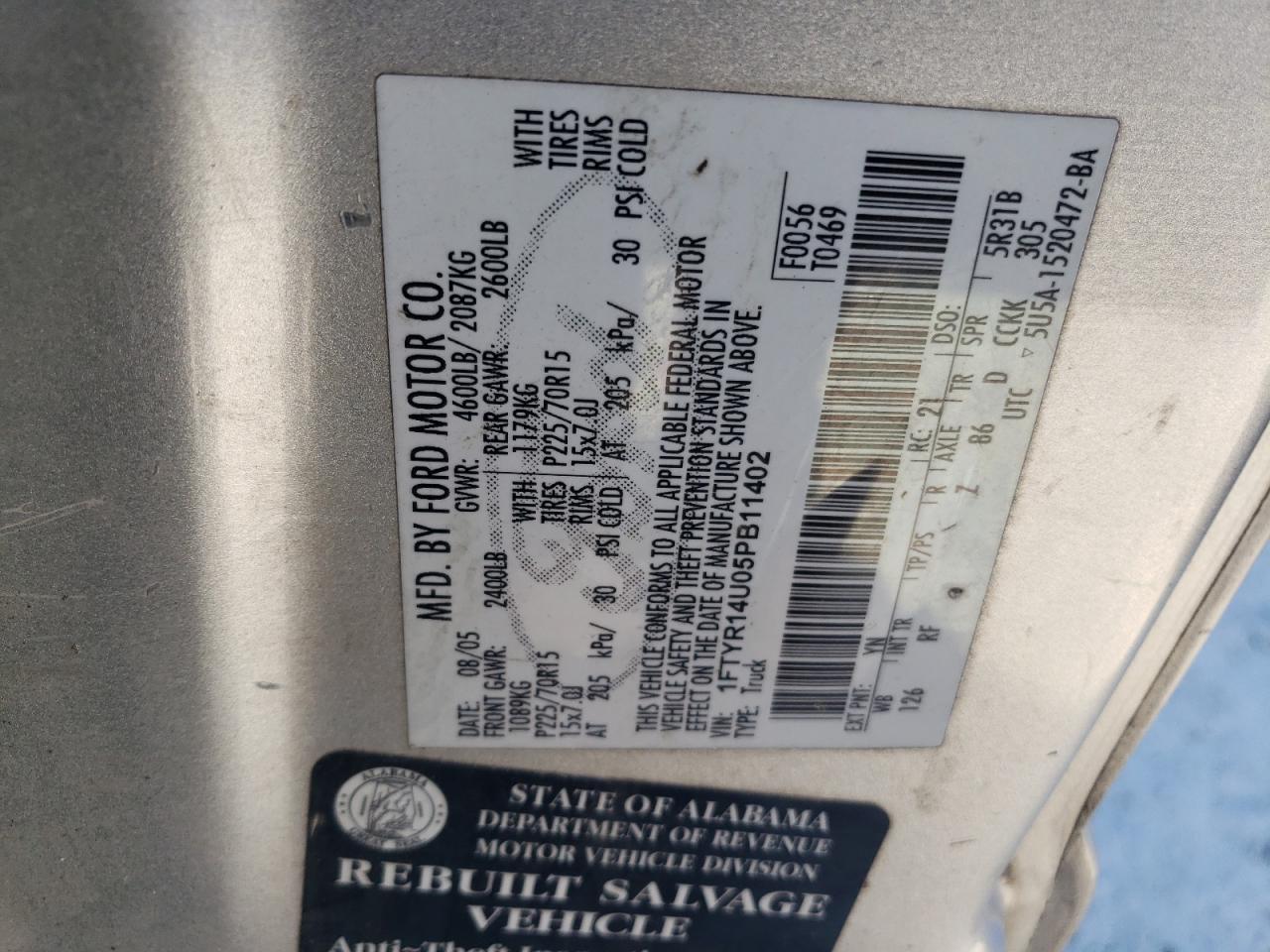 2005 Ford Ranger - Image 12