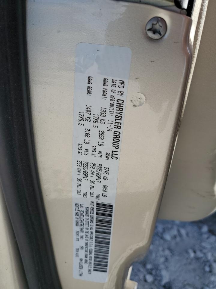2015 Chrysler Town & Country Touring L VIN: 2C4RC1CG4FR610401 Lot: 44708555