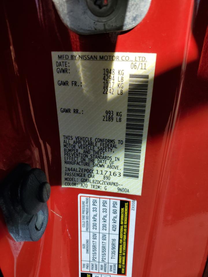 2012 Nissan Altima - Image 15