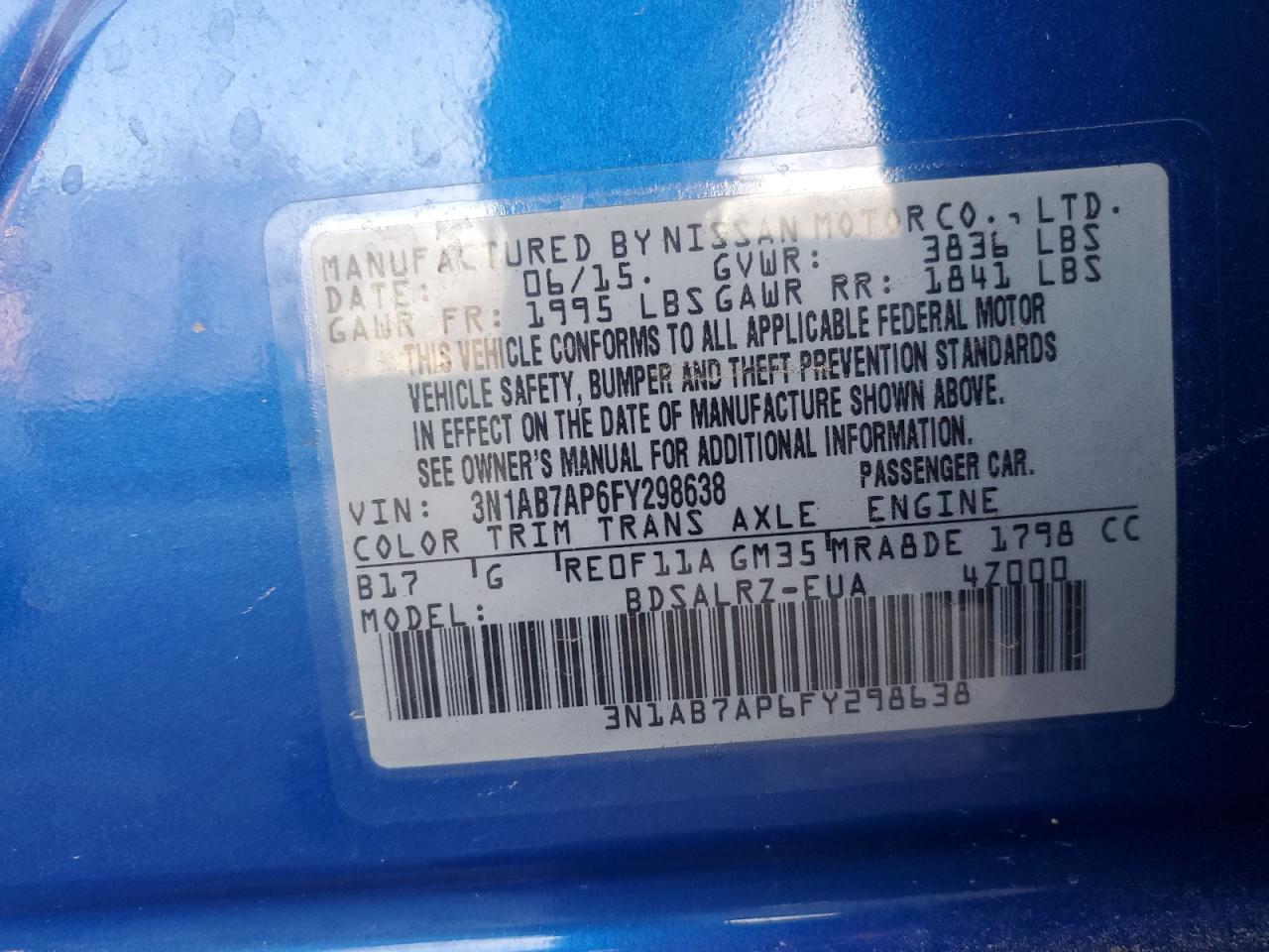 2015 Nissan Sentra - Image 12