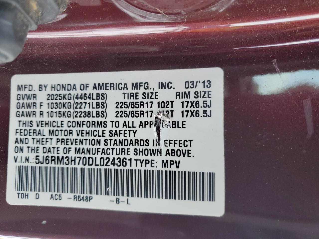 2013 Honda CR-V - Image 15