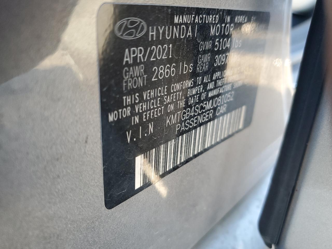 2021 Genesis G80 - Image 12