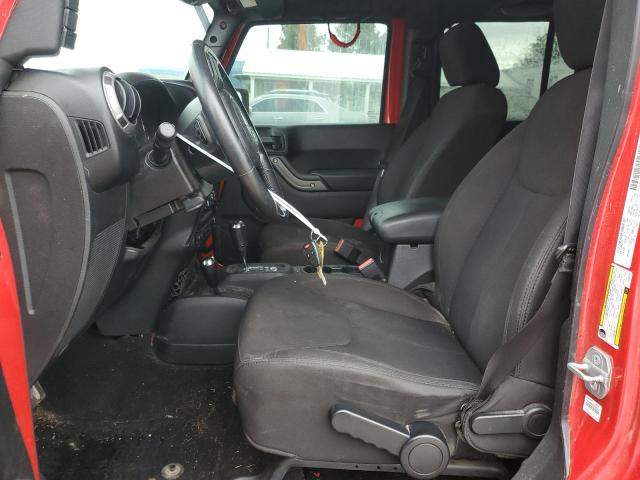 Parquets JEEP WRANGLER 2014 Czerwony