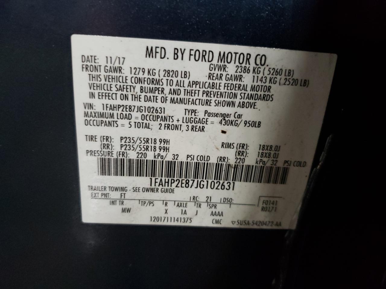 2018 Ford Taurus - Image 12