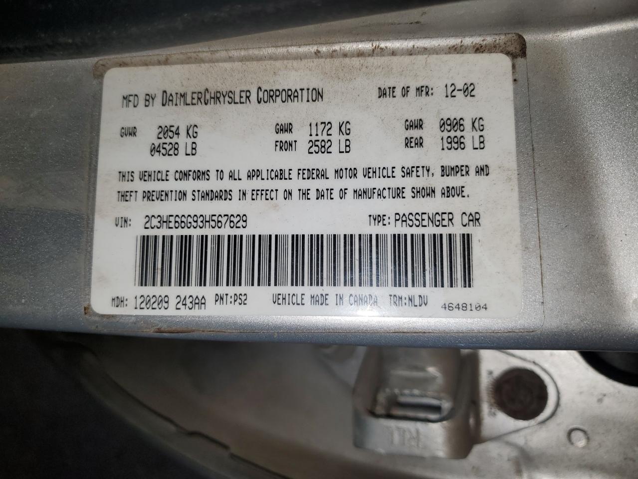 2003 Chrysler 300 - Image 12