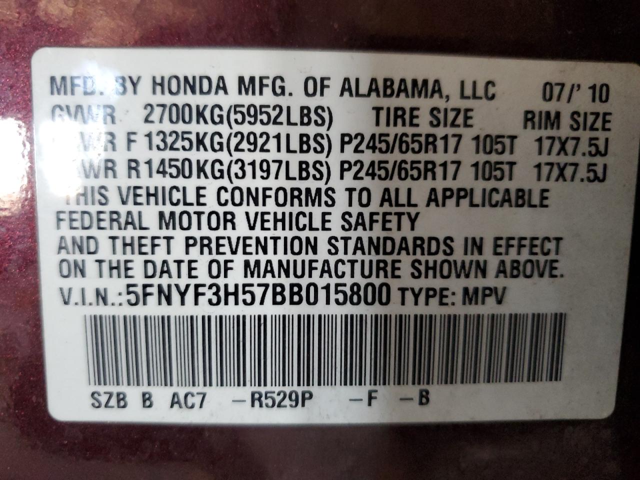 2011 Honda Pilot - Image 13