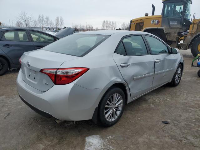  TOYOTA COROLLA 2014 Silver