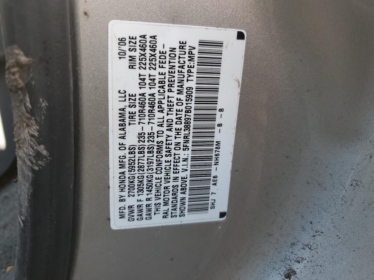 2007 Honda Odyssey - Image 13