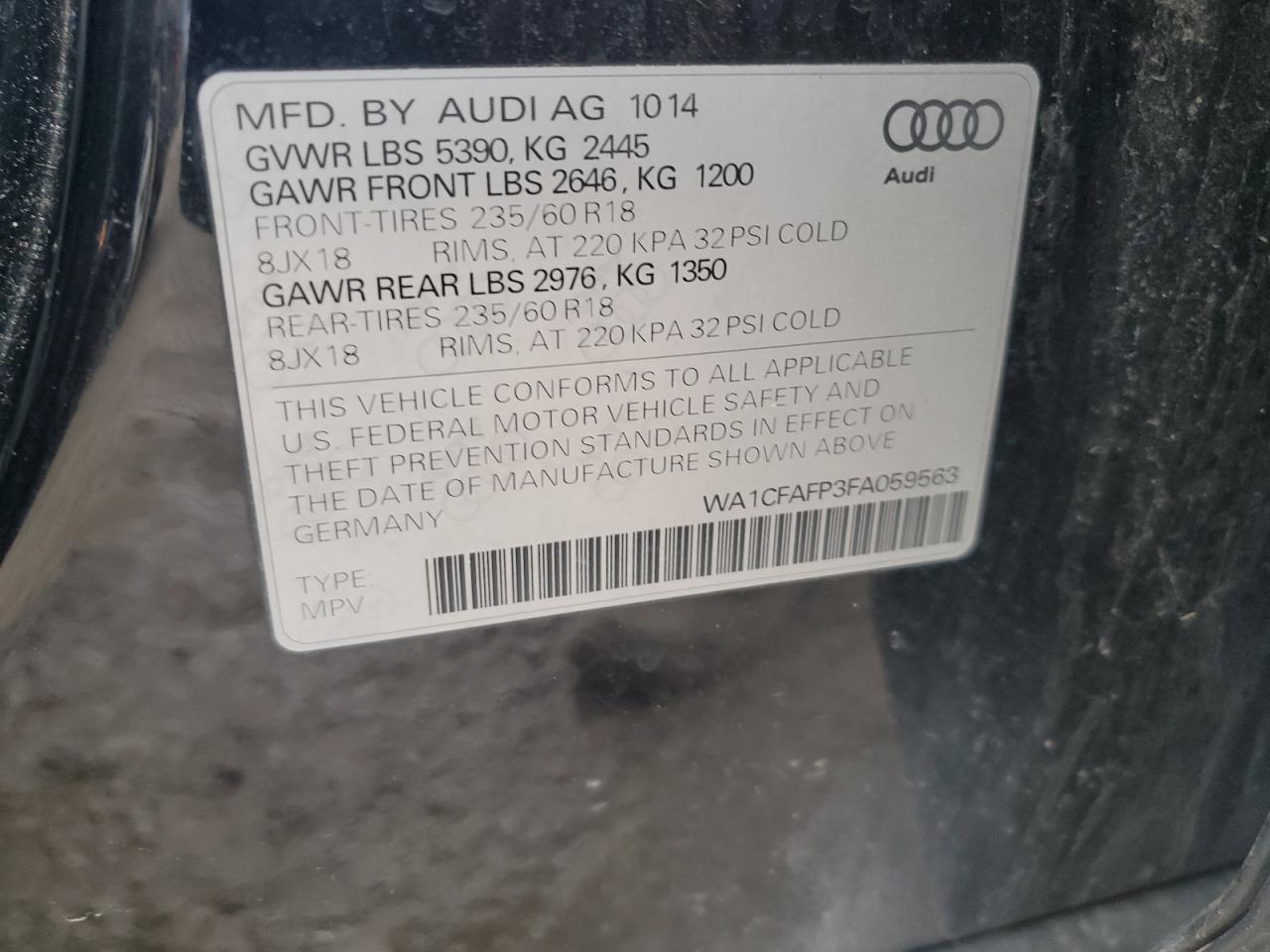 2015 Audi Q5 - Image 13