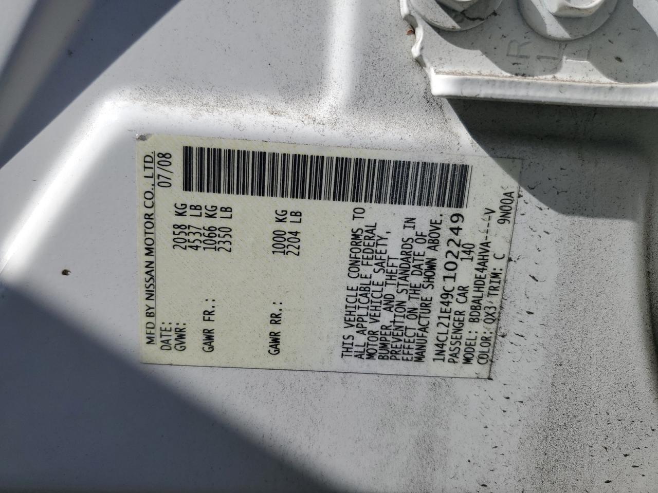 2009 Nissan Altima - Image 12