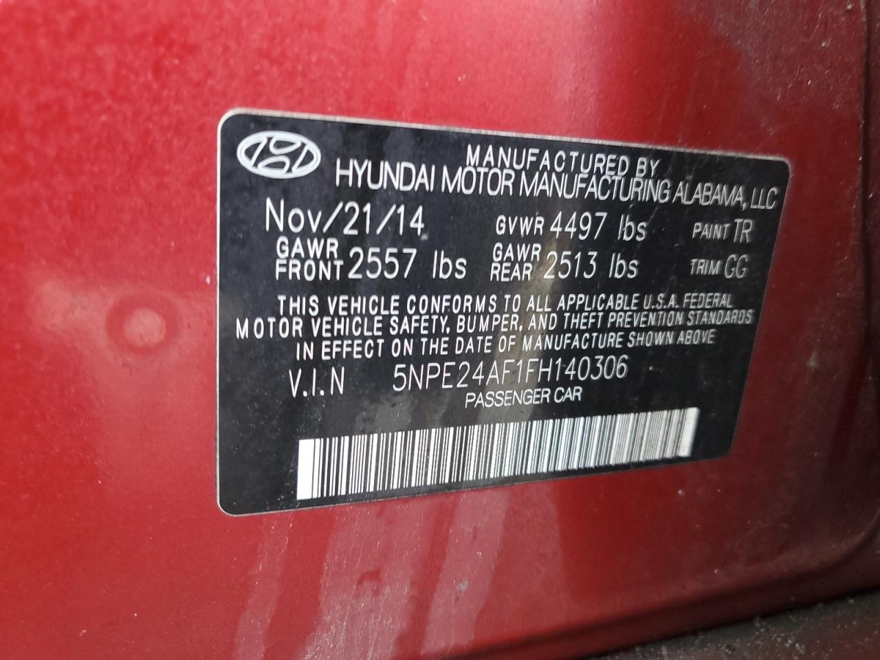 2015 Hyundai Sonata - Image 12
