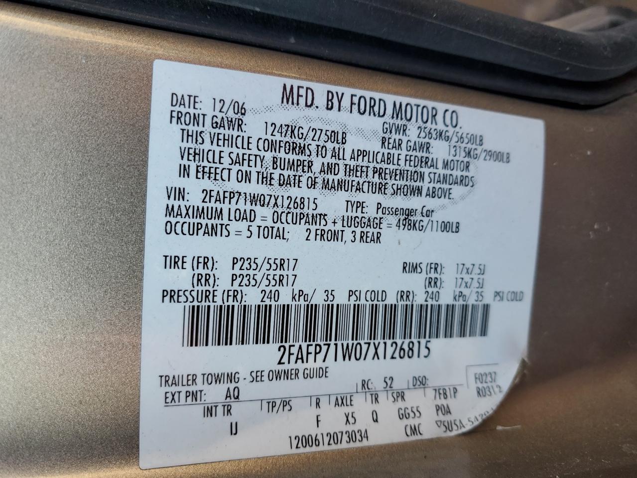 2007 Ford Crown Victoria - Image 13