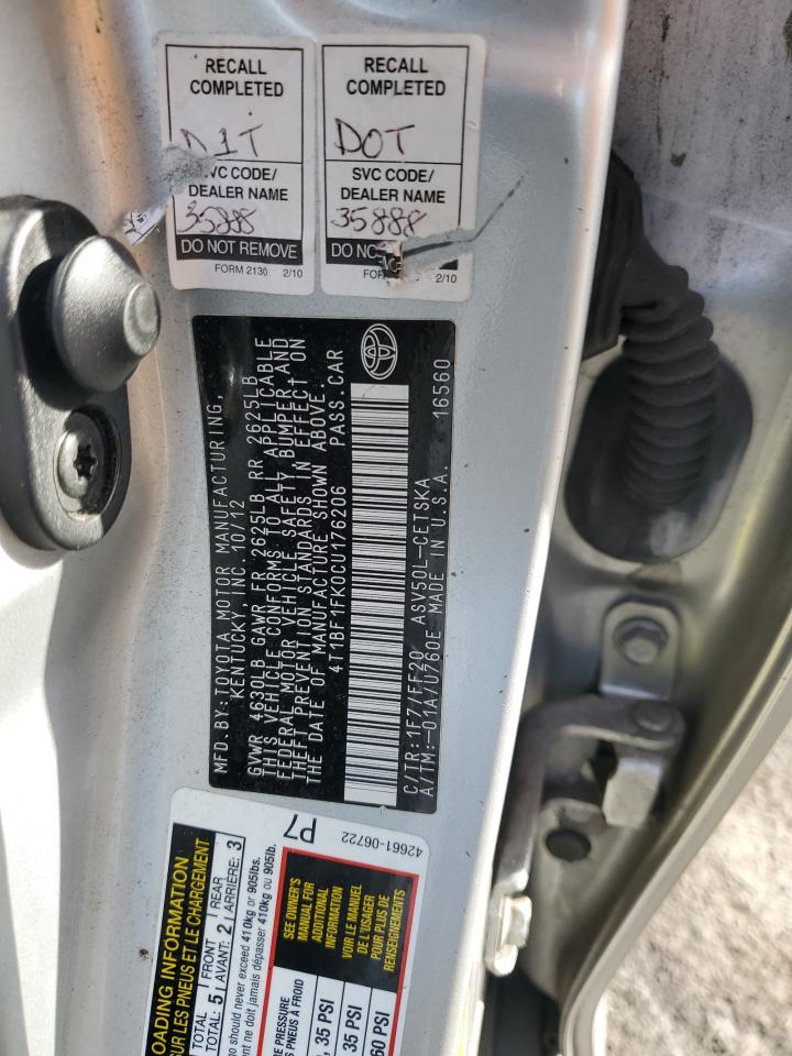 2012 Toyota Camry - Image 12