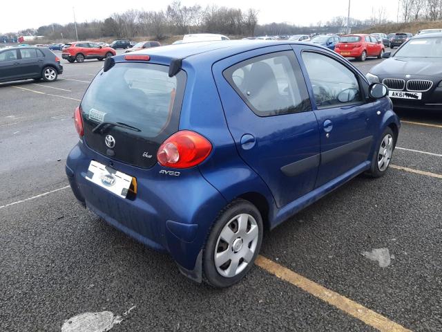 2007 TOYOTA AYGO BLUE