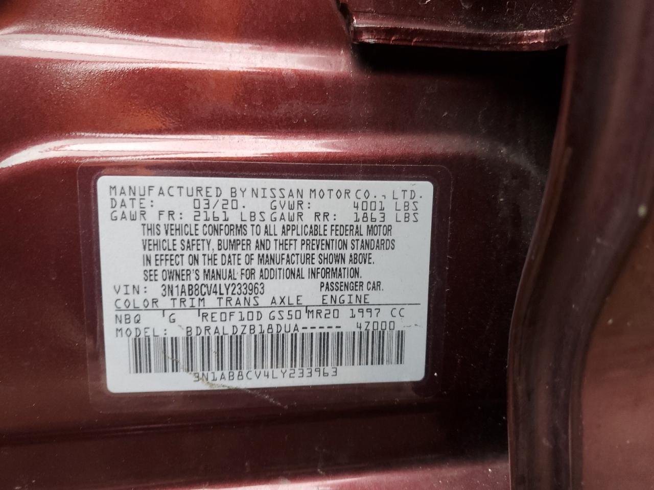 2020 Nissan Sentra - Image 12