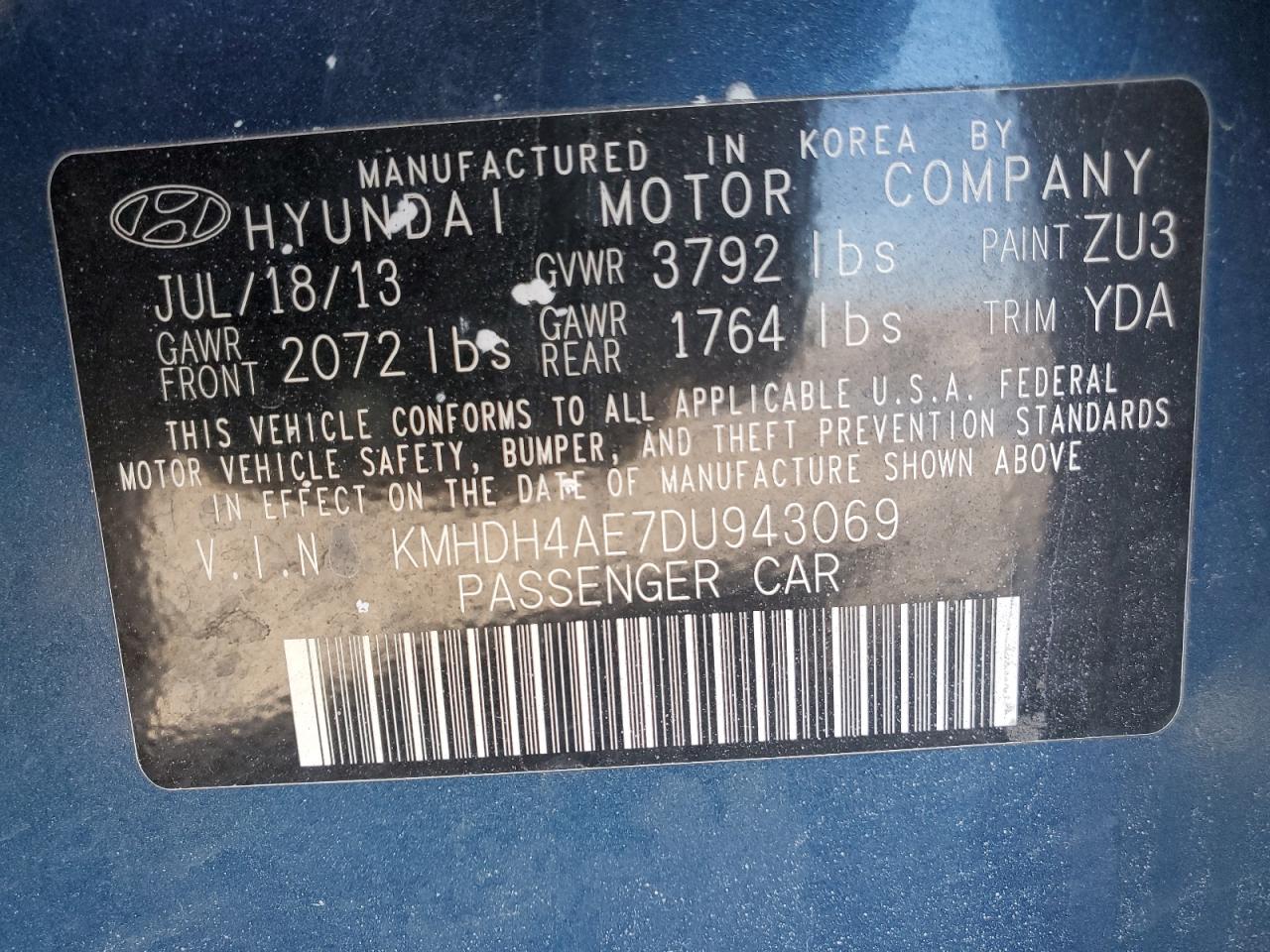 2013 Hyundai Elantra - Image 13