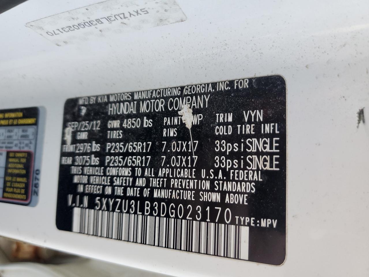 2013 Hyundai Santa Fe - Image 13