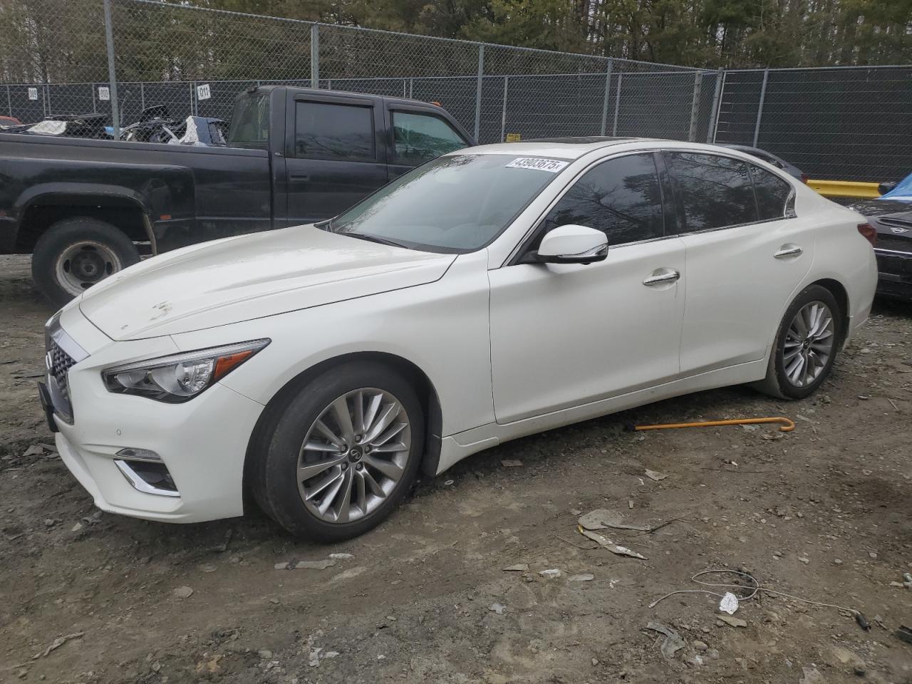 2021 Infiniti Q50 Luxe zu verkaufen in Waldorf, MD - Vandalism