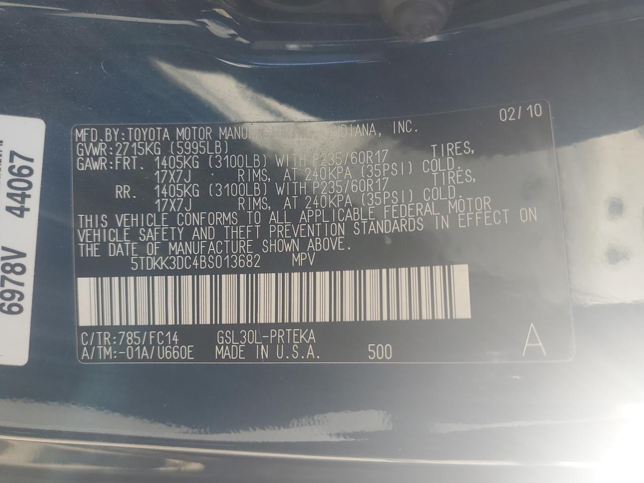 2011 Toyota Sienna - Image 14