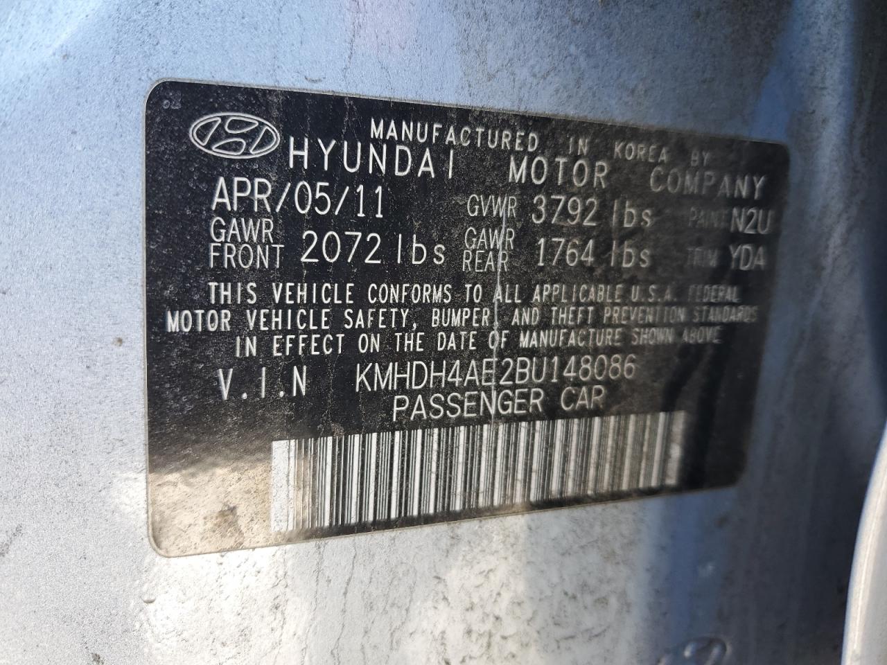 2011 Hyundai Elantra - Image 12