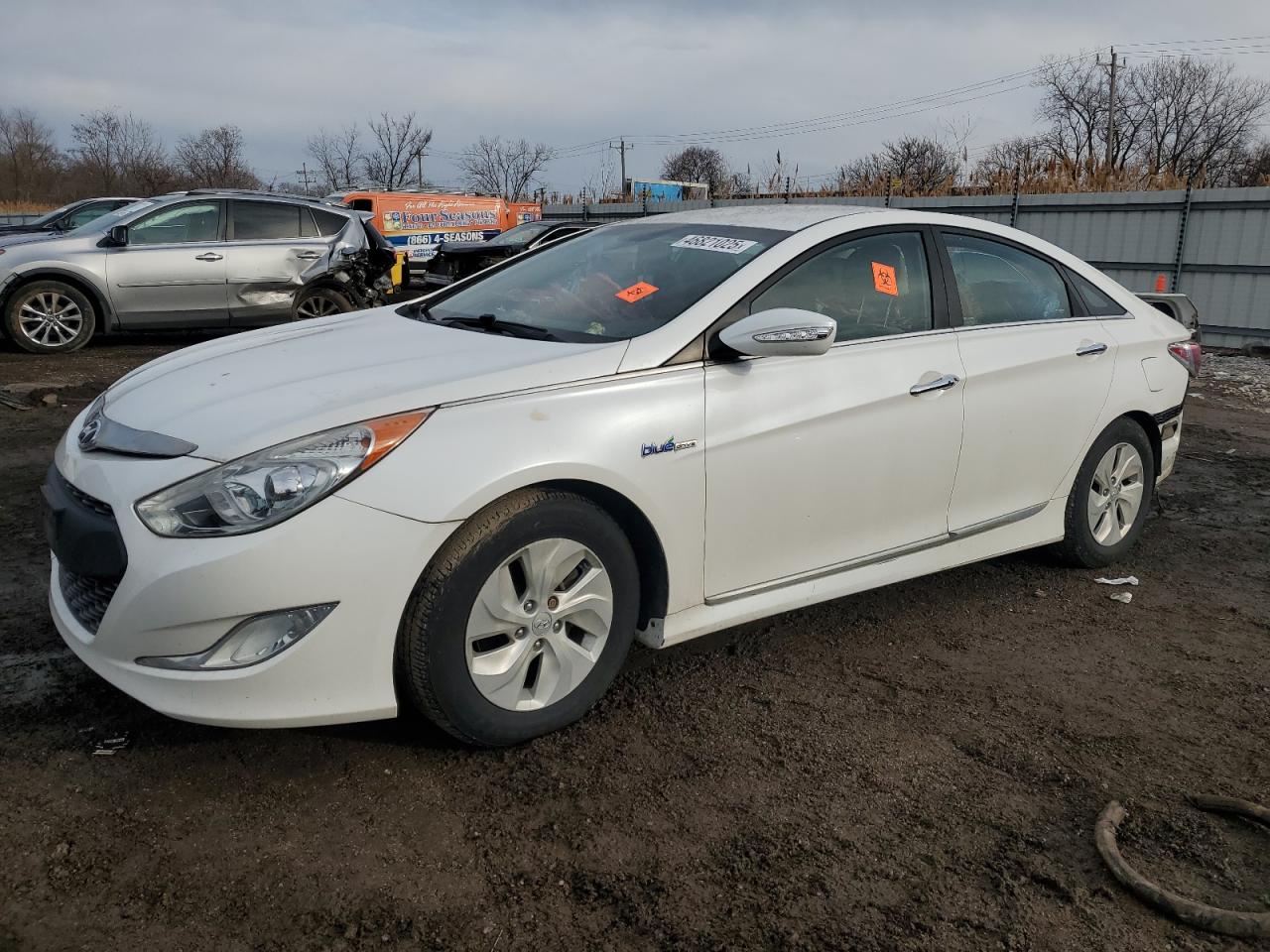 2015 Hyundai Sonata Hybrid იყიდება Chicago Heights-ში, IL - Rear End