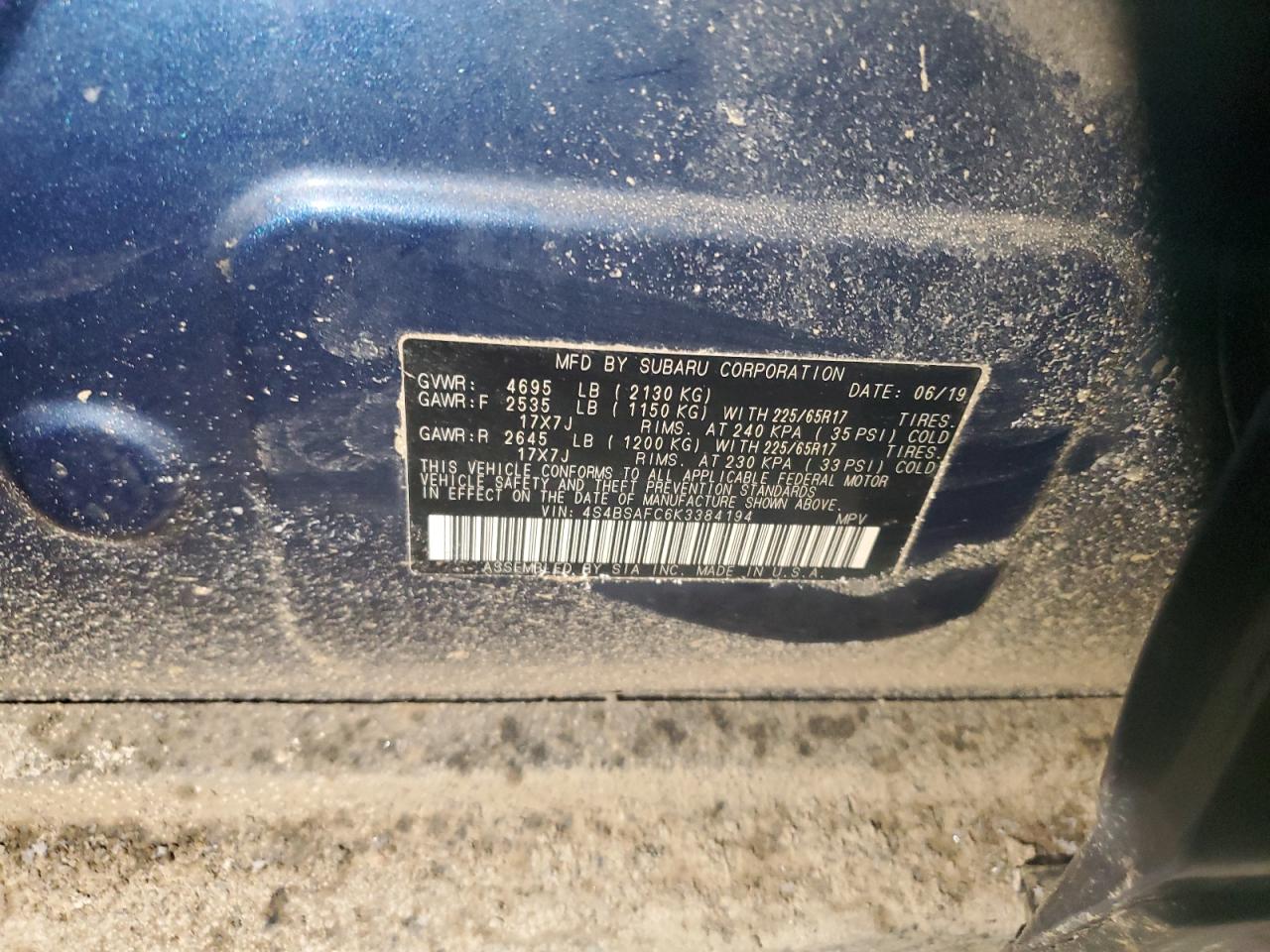 2019 Subaru Outback - Image 14