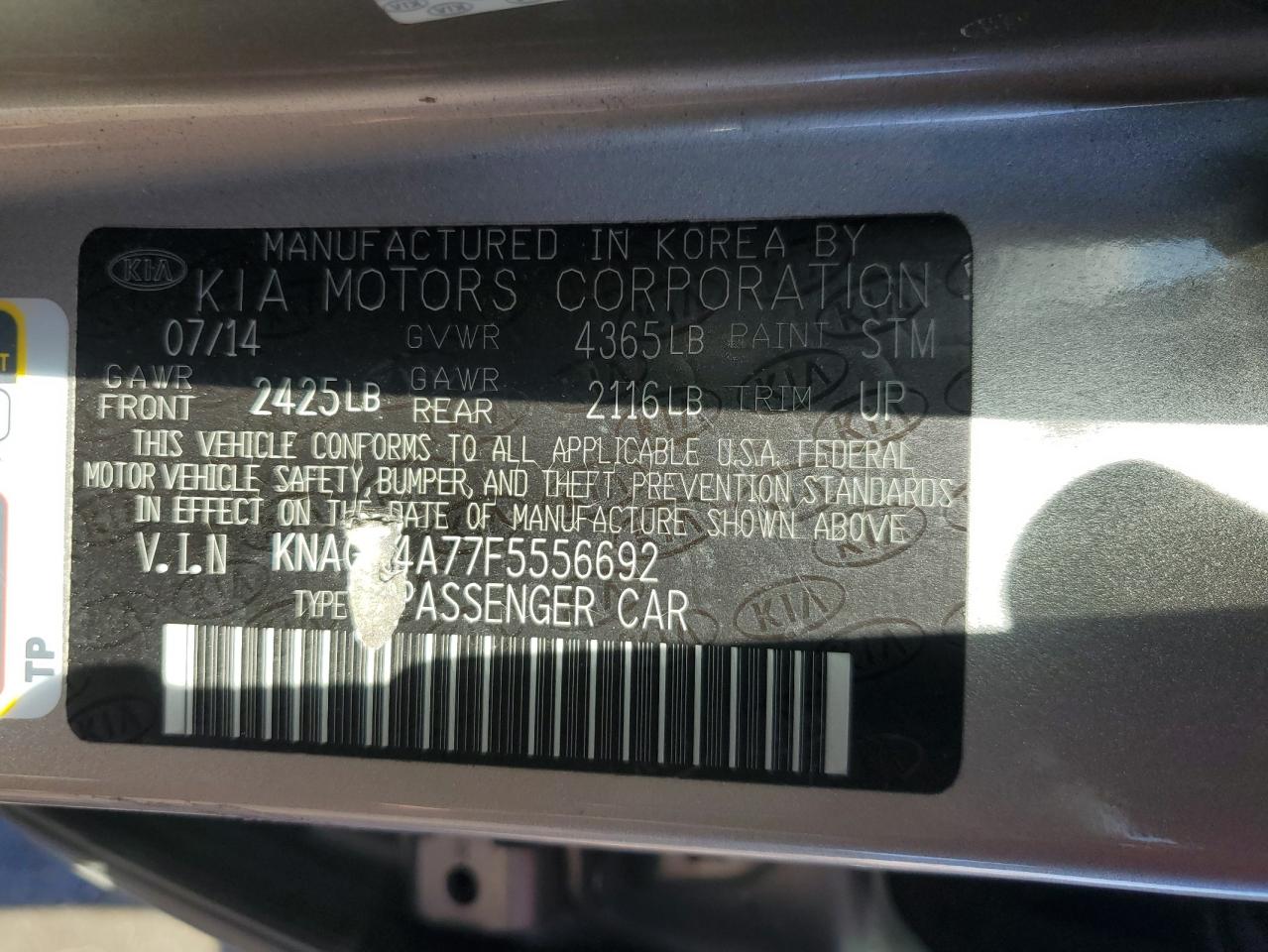2015 Kia Optima - Image 14