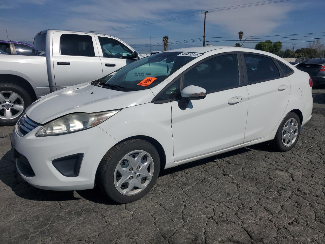 2013 Ford Fiesta Se na sprzedaż w Colton, CA - Rear End