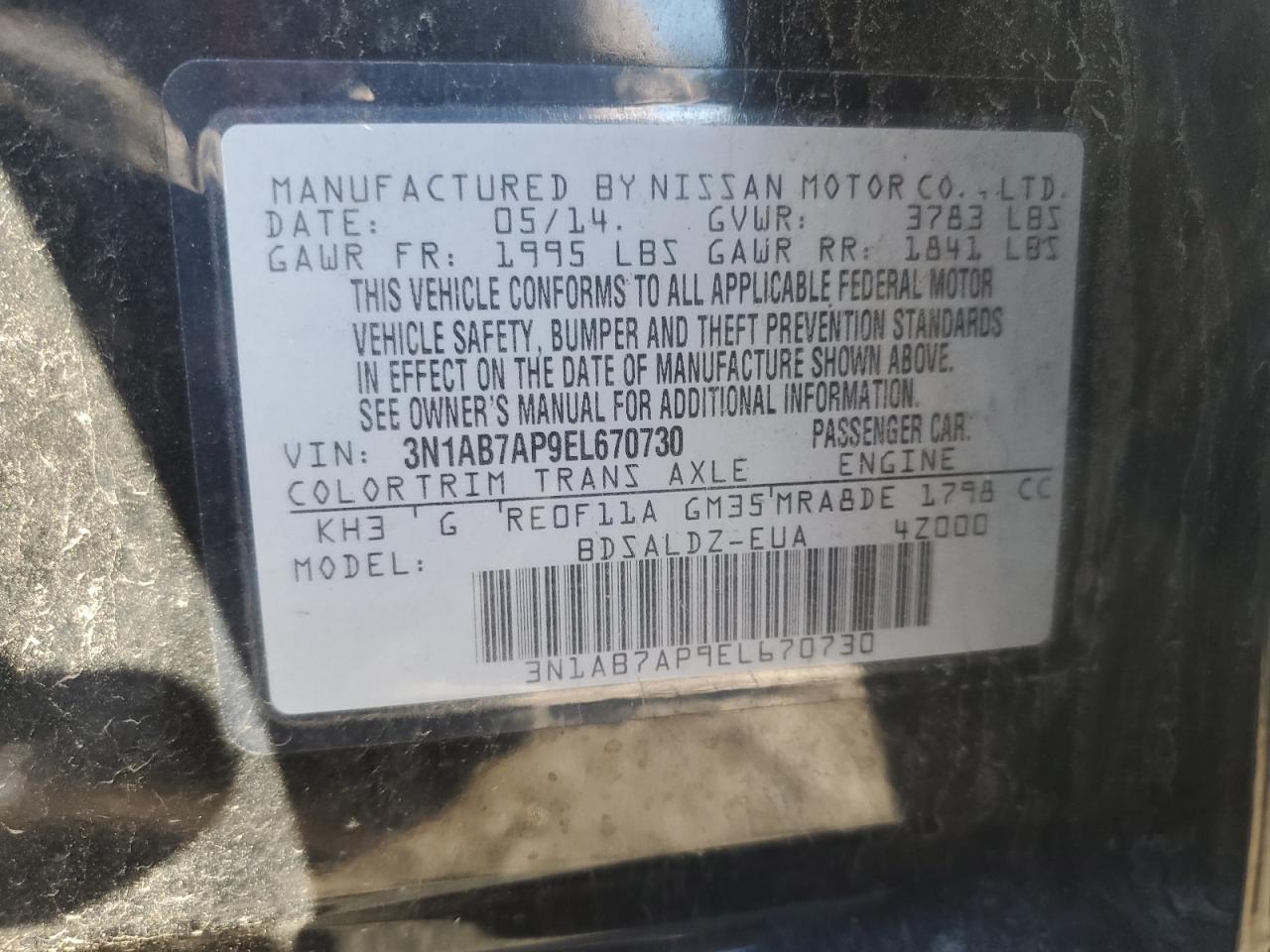 2014 Nissan Sentra - Image 12