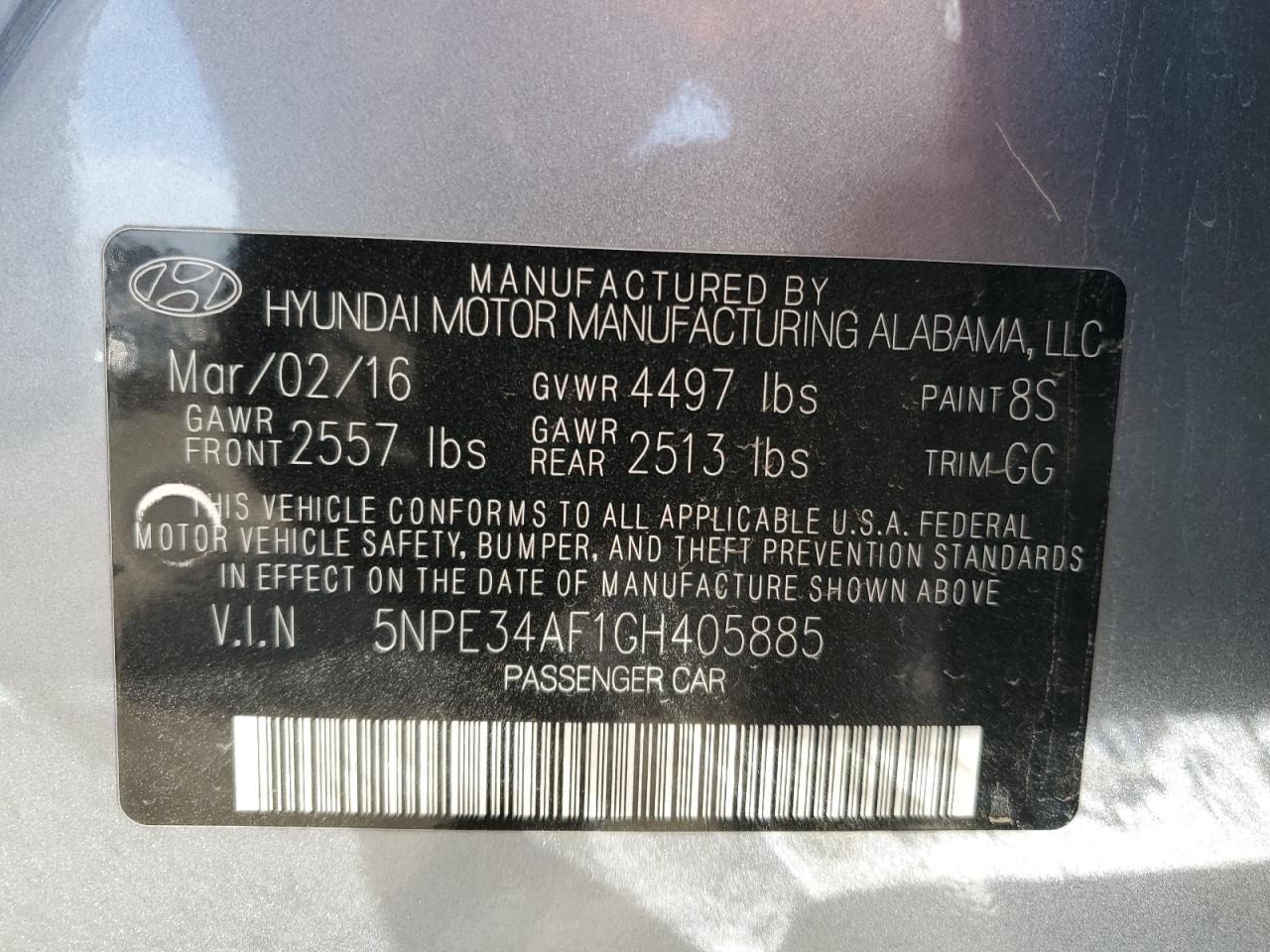 2016 Hyundai Sonata - Image 12