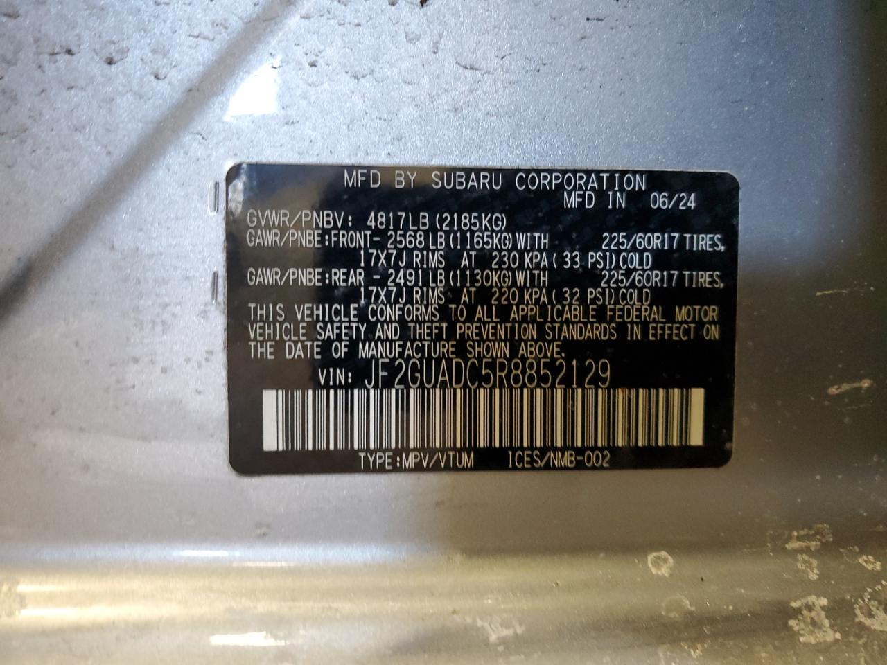 2024 Subaru XV - Image 16