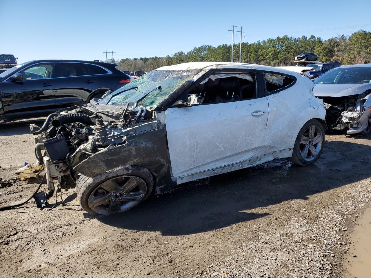 2015 Hyundai Veloster Turbo за продажба в Greenwell Springs, LA - All Over
