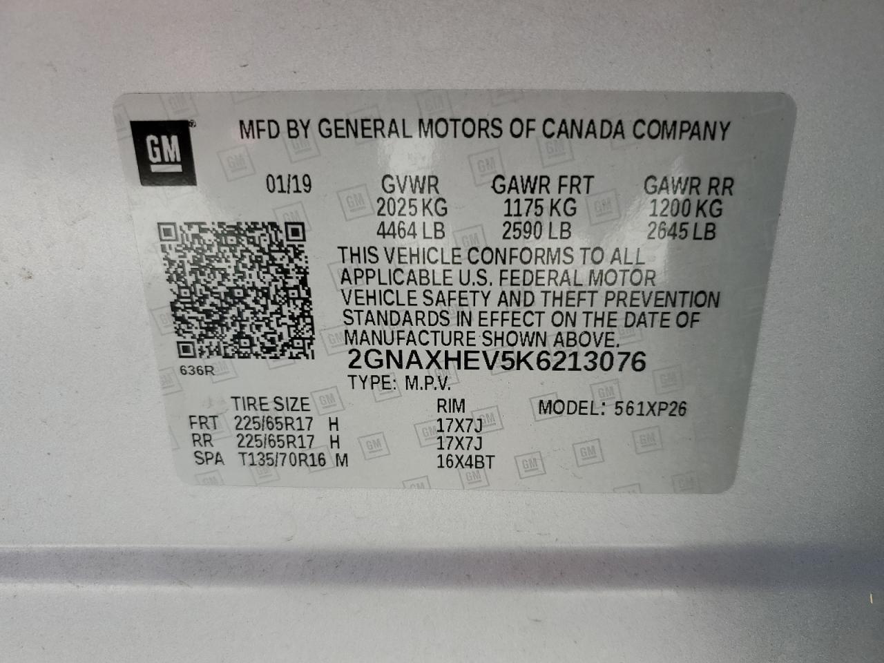 2019 Chevrolet Equinox - Image 14
