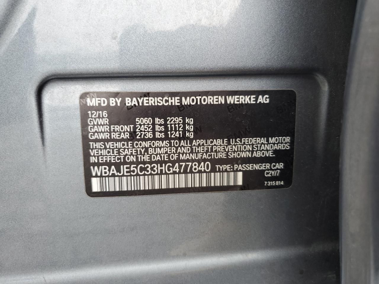 2017 BMW 5er - Image 12