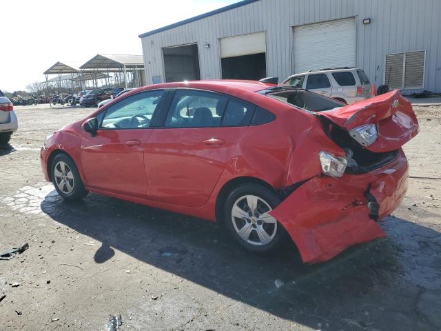  CHEVROLET CRUZE 2017 Czerwony