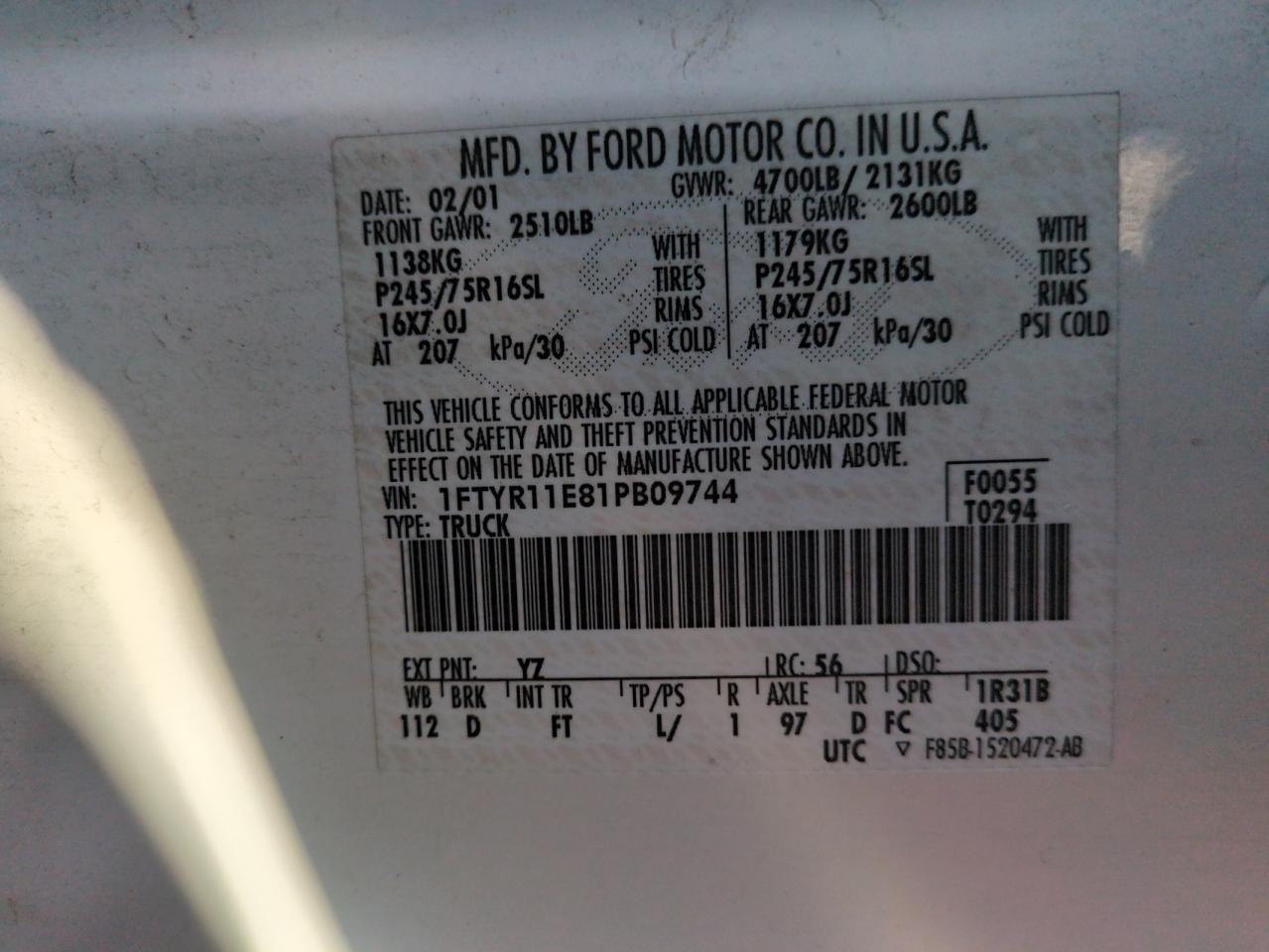 2001 Ford Ranger - Image 12