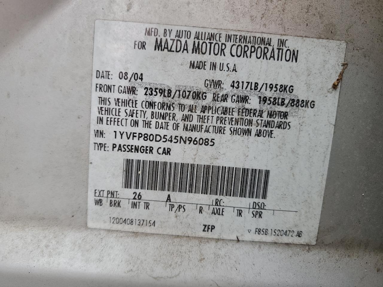 2004 Mazda 6 - Image 12