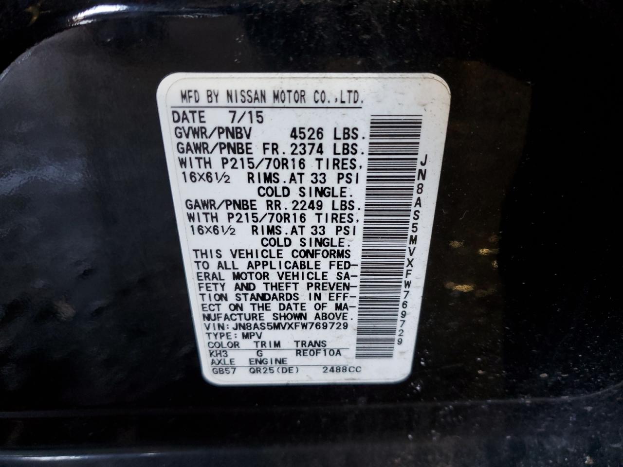 2015 Nissan Rogue - Image 13