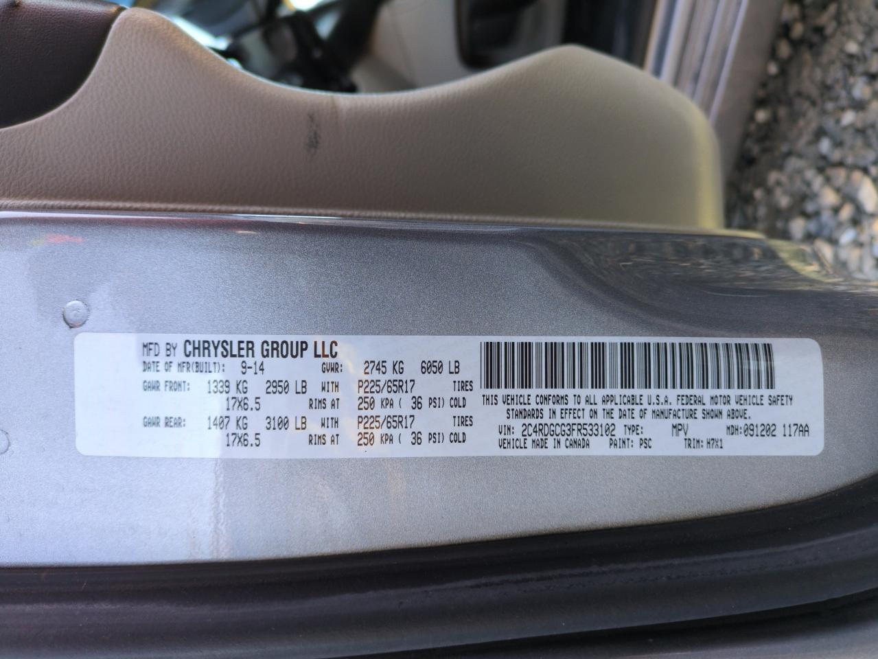 2015 Dodge Caravan - Image 13