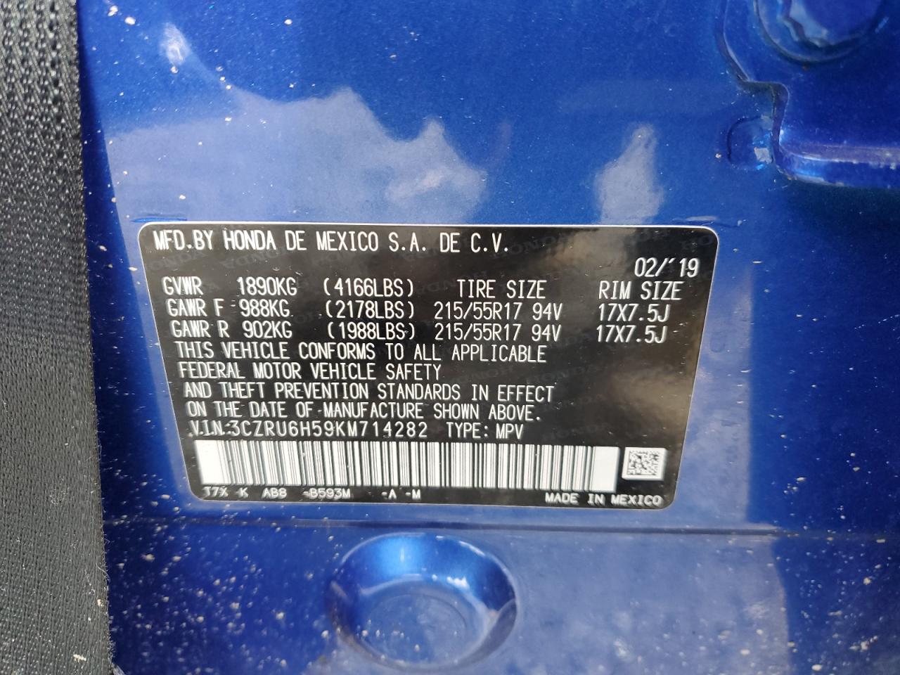 2019 Honda HR-V - Image 16