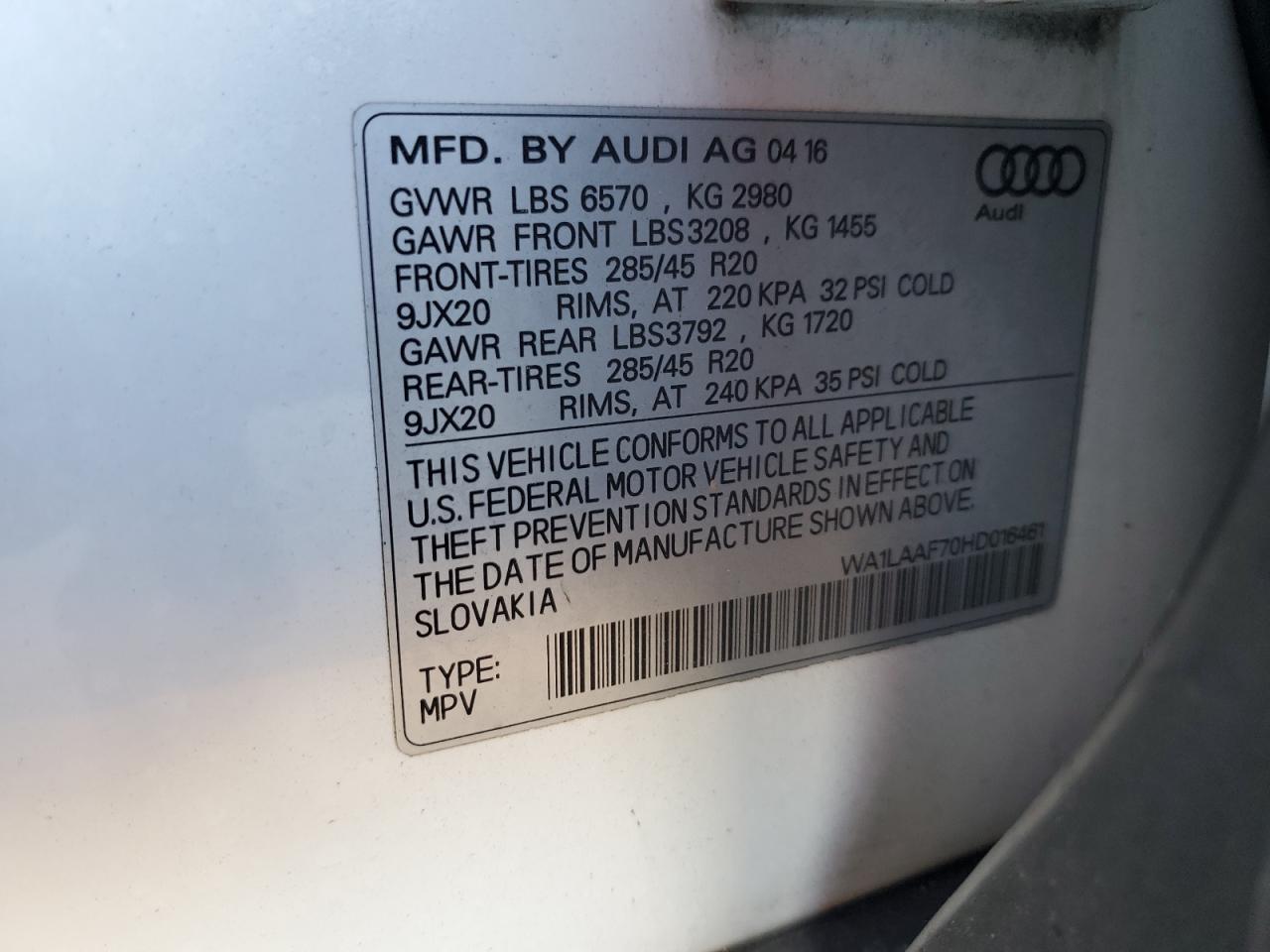 2017 Audi Q7 - Image 15