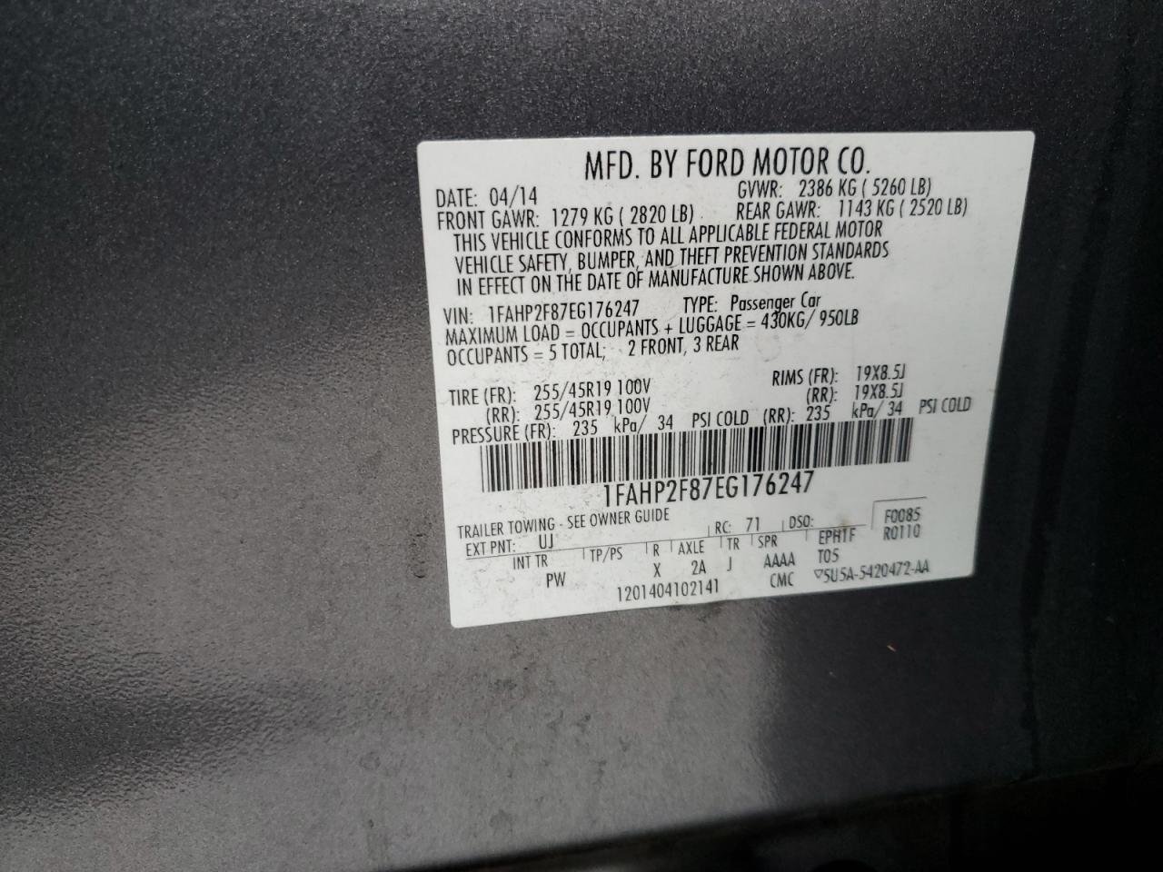 2014 Ford Taurus - Image 14