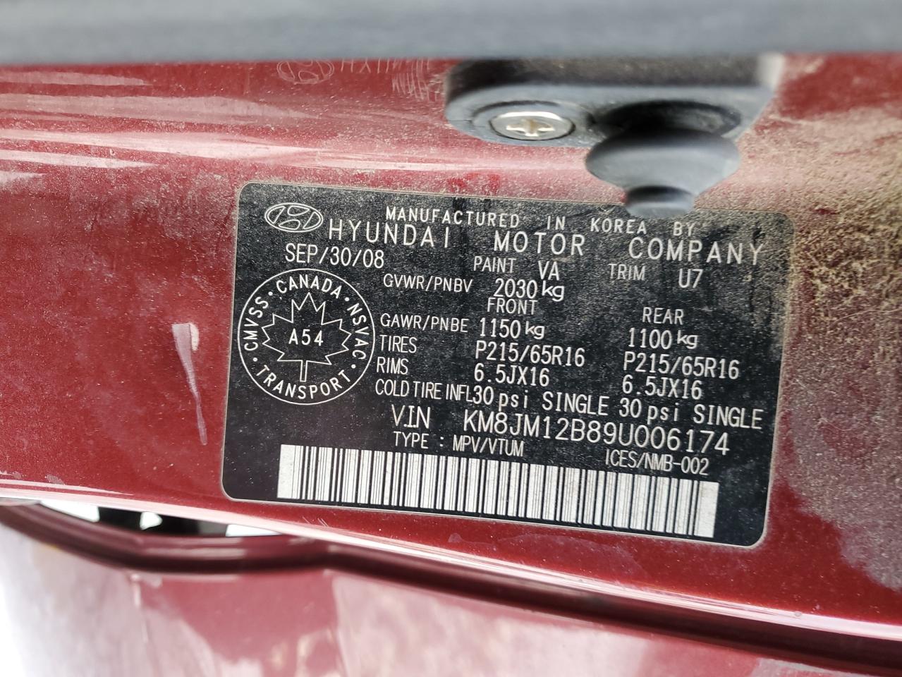 2009 Hyundai Tucson - Image 14